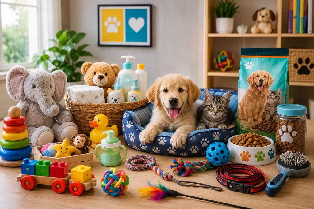children’s and pet products