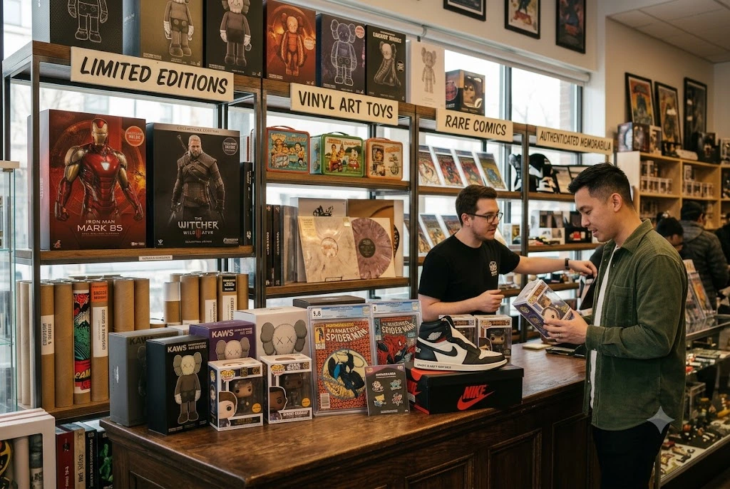 collectibles and limited edition merchandise