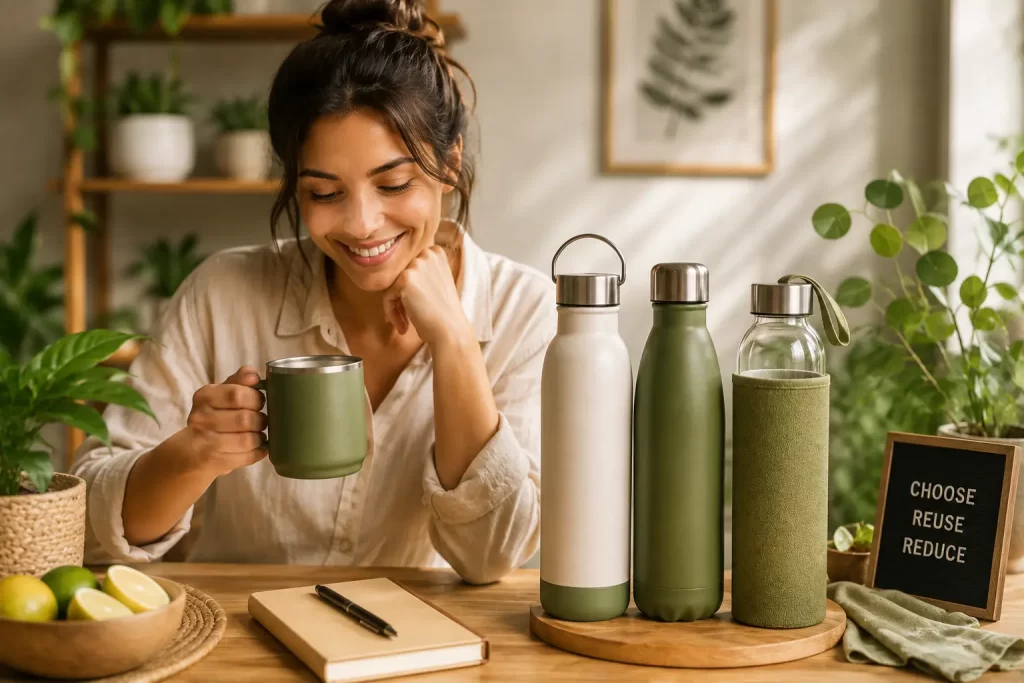 drinkware and reusable bottles