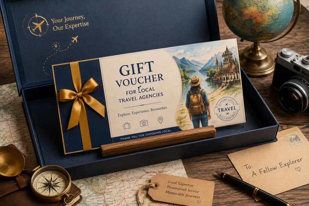 gift vouchers for local travel agencies