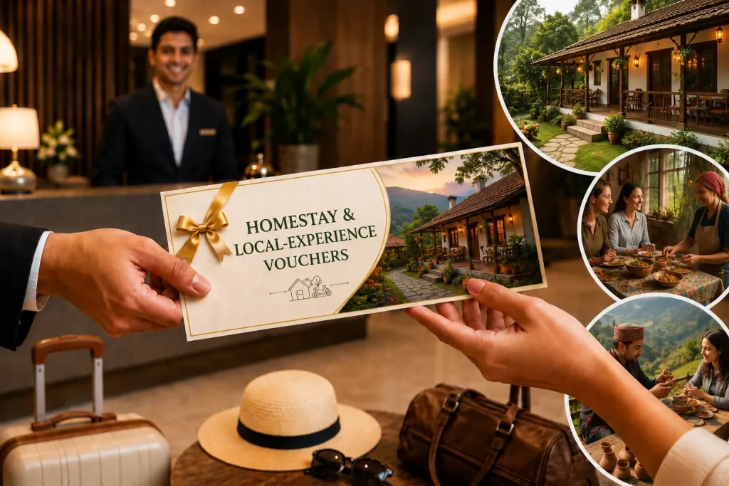 homestay and local experience vouchers