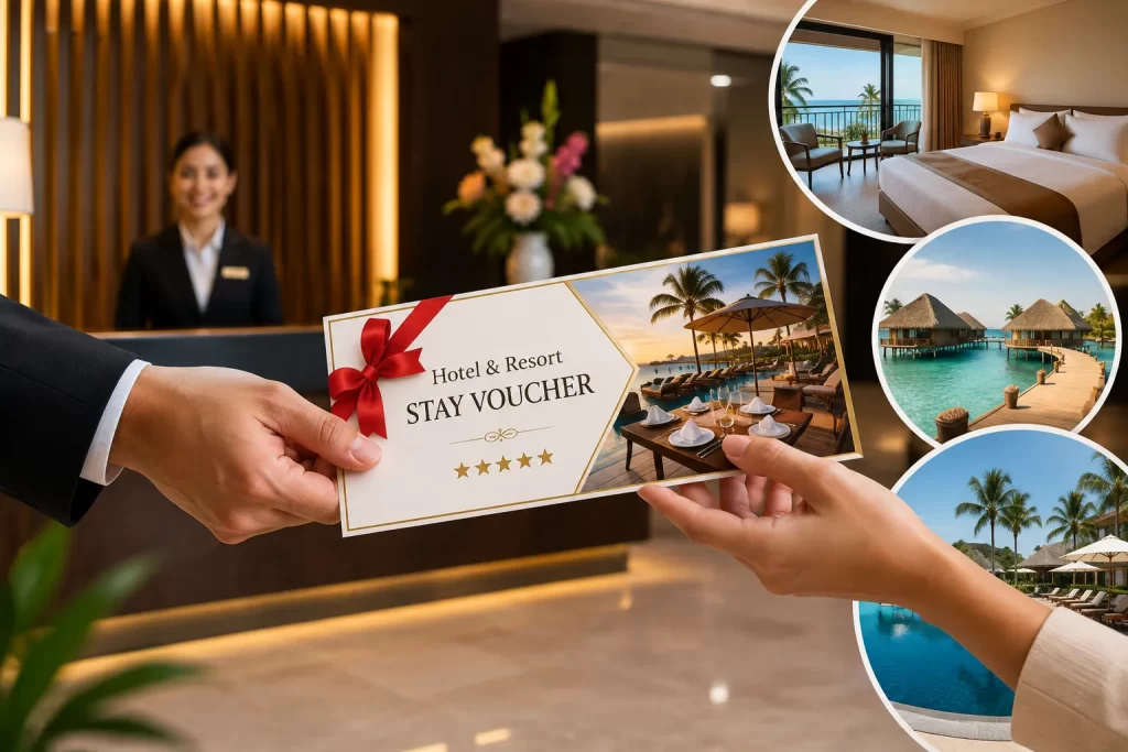 hotel and resort stay vouchers