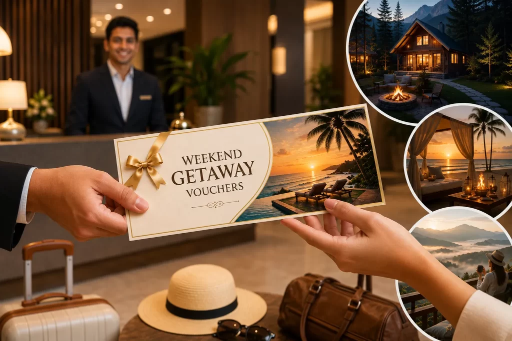 weekend getaway vouchers