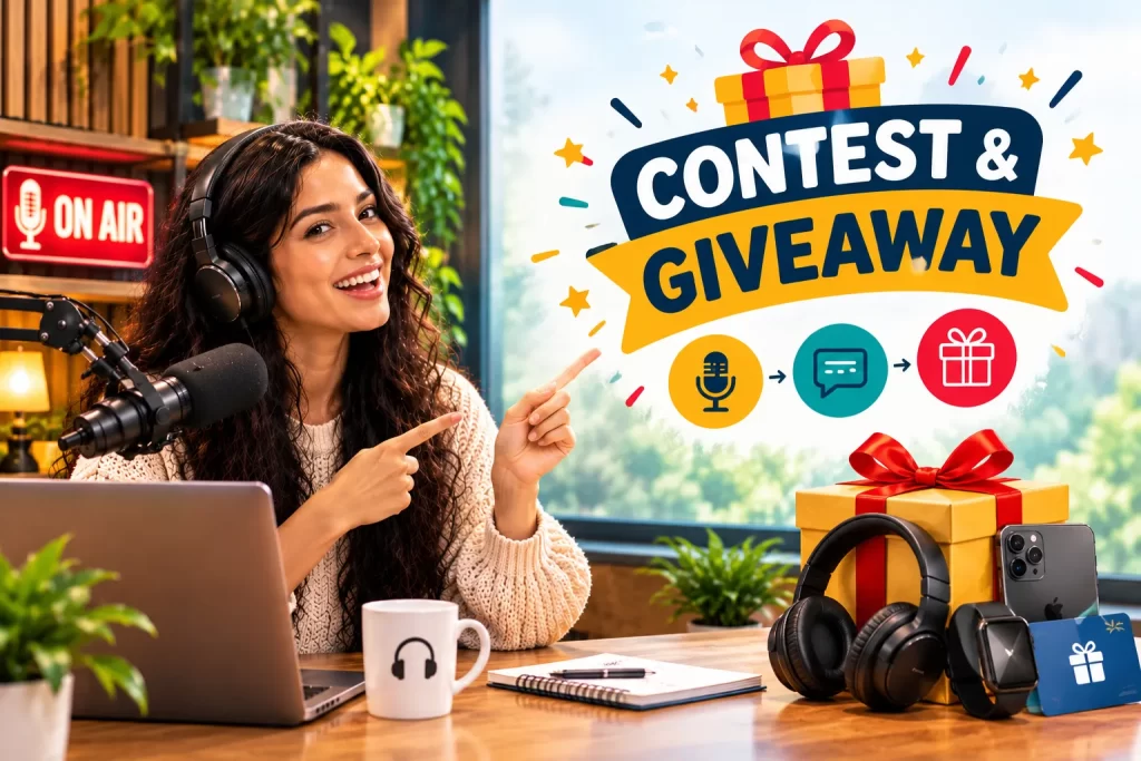 contest and giveaway promotions brand sponsored listener competitions or prizes