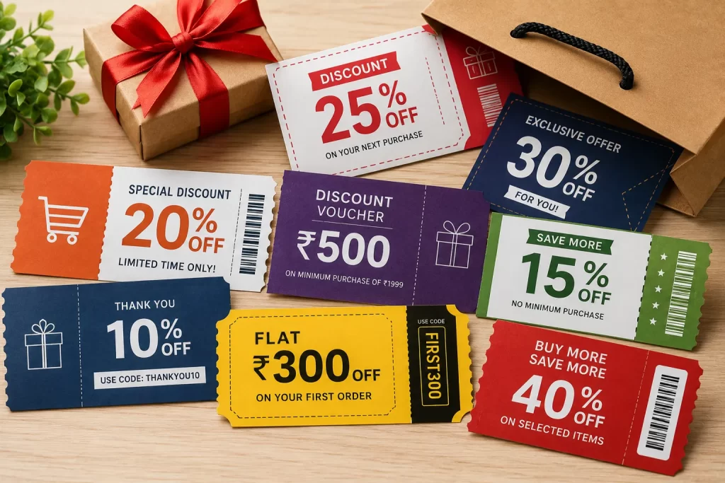 coupons and discount vouchers